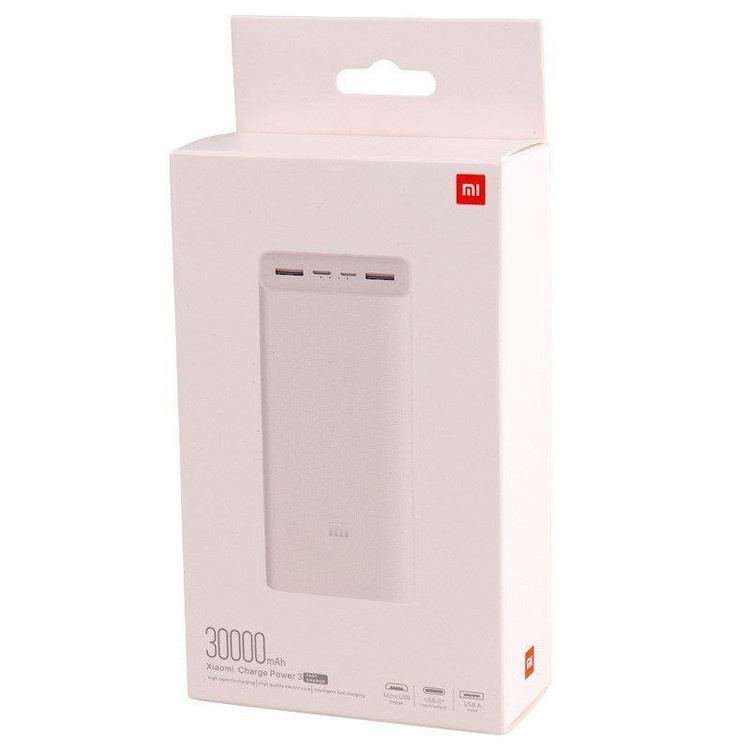پاوربانک شیائومی PB3018ZM ظرفیت 30000 میلی آمپر کیفیت اورجینال