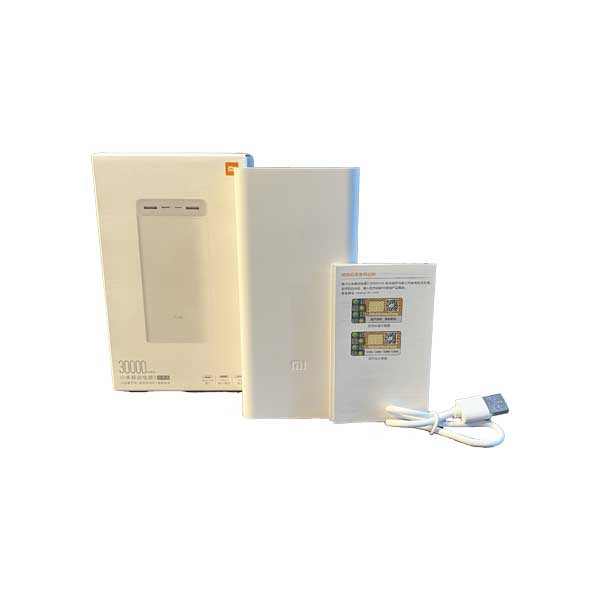 پاوربانک شیائومی PB3018ZM ظرفیت 30000 میلی آمپر کیفیت اورجینال
