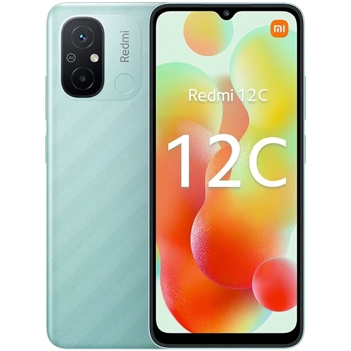 گوشی شیائومی Redmi 12C رم 6GB حافظه 128GB پارت نامبر گلوبال128/6