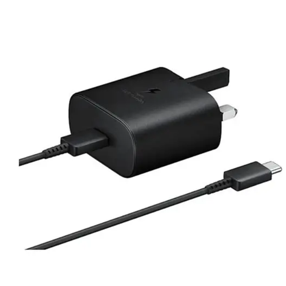 شارژر سامسونگ 25W وات مدل سه پین پارت نامبر EP-TA800 کیفیت اورجینال