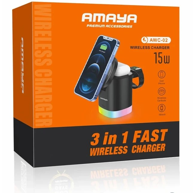 شارژر بی سیم آمایا AWC 02 کیفیت اورجینال