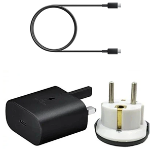 شارژر سامسونگ 25W وات مدل سه پین پارت نامبر EP-TA800 کیفیت اورجینال