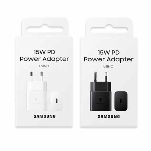 شارژر سامسونگ 15W وات مدل دو پین پارت نامبر EP-T1510 کیفیت اورجینال