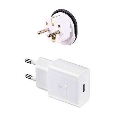 شارژر سامسونگ 15W وات مدل دو پین پارت نامبر EP-T1510 کیفیت اورجینال