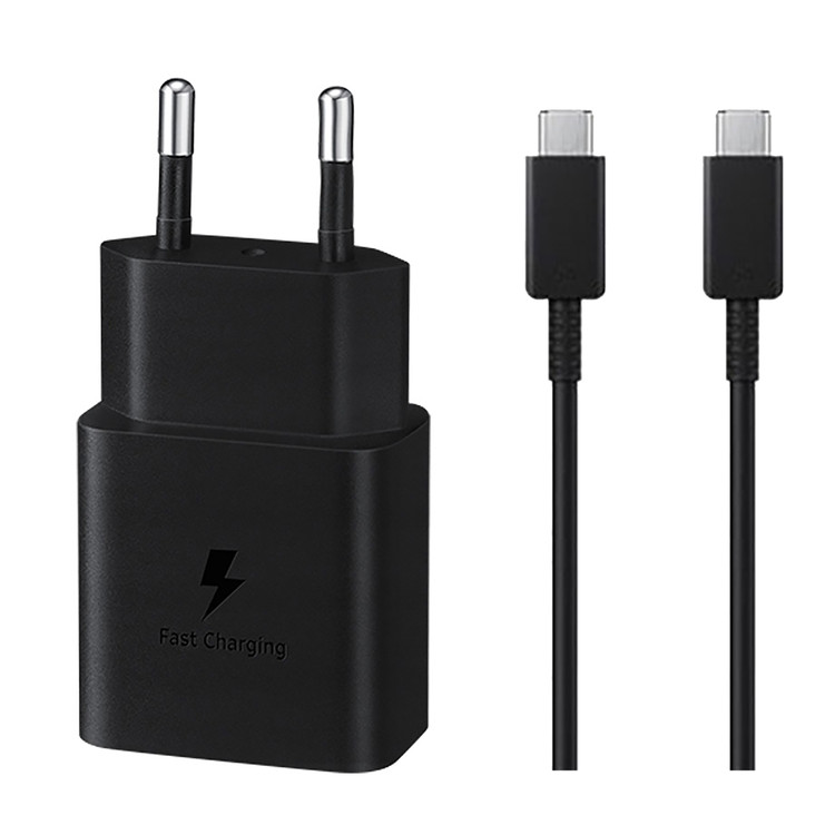 شارژر سامسونگ 15W وات مدل دو پین پارت نامبر EP-T1510 کیفیت اورجینال