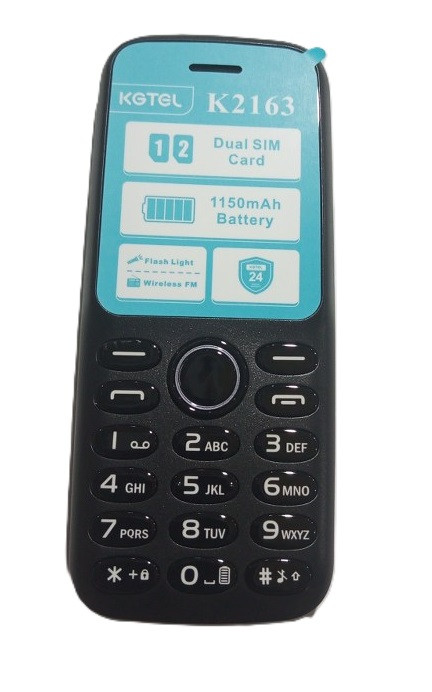 گوشی کاجیتل K2163 رم 32MB حافظه 32MB پارت نامبر اصلی 32/32