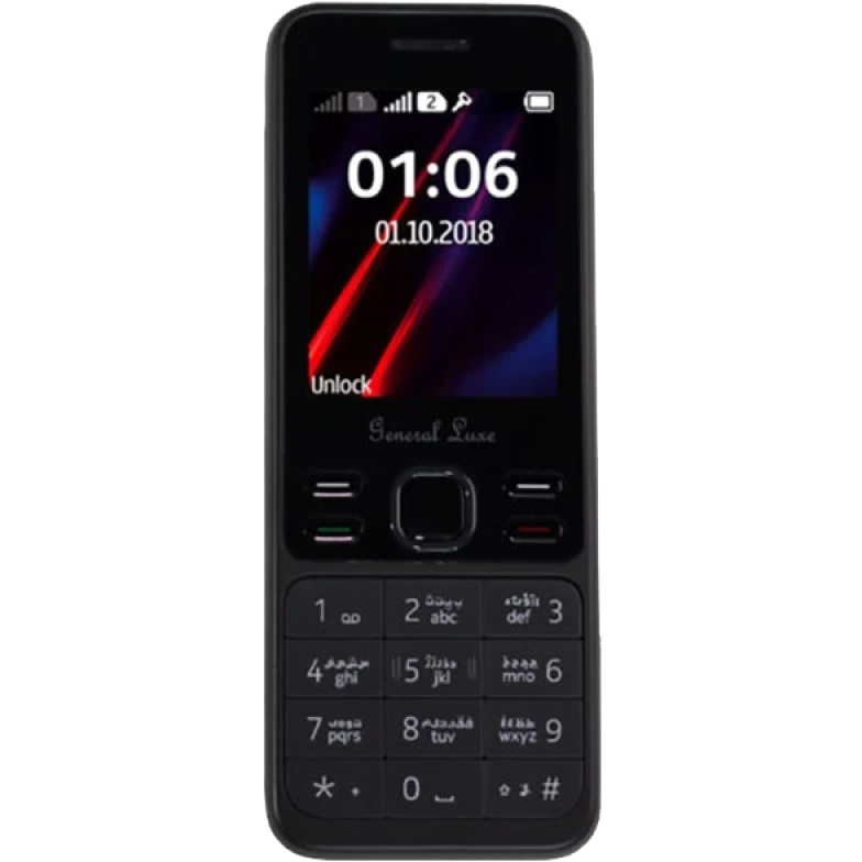 گوشی جنرال لوکس 150 رم 4MB حافظه 4MB پارت نامبر اصلی 4/4